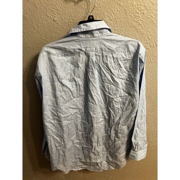 Ralph Lauren Men Size 16 32-33 Blue Shirt Classic Fit Long Sleeve Button Up - Picture 4 of 7